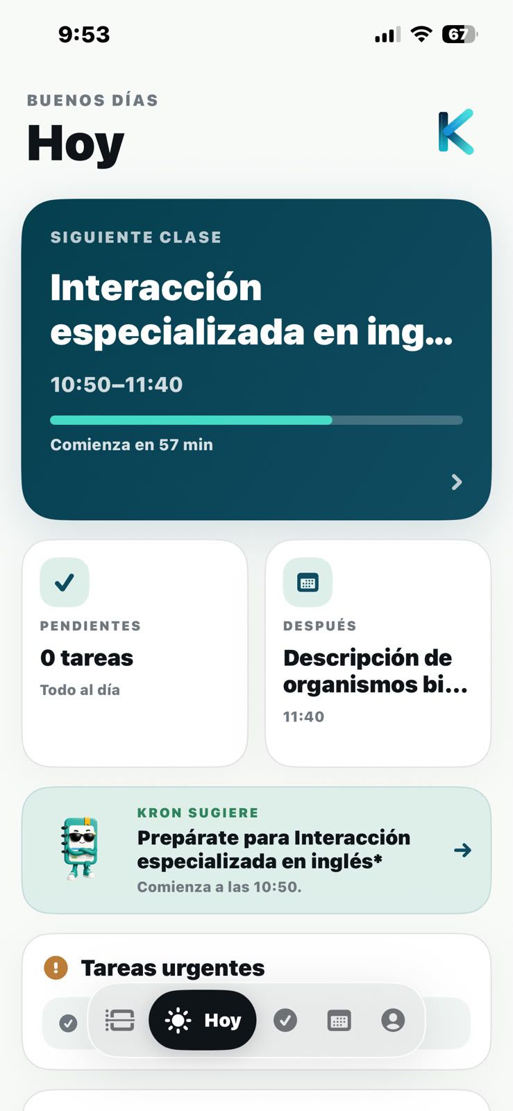 Encabezado y saludo